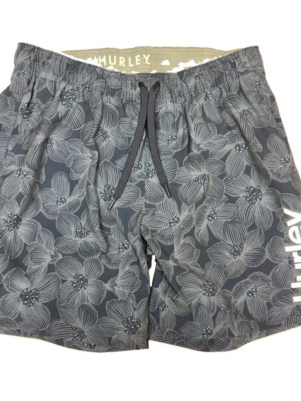 Hurley Gray Floral Board Shorts